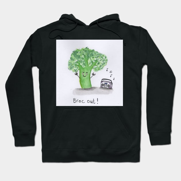 Broc out! Hoodie by Charlotsart